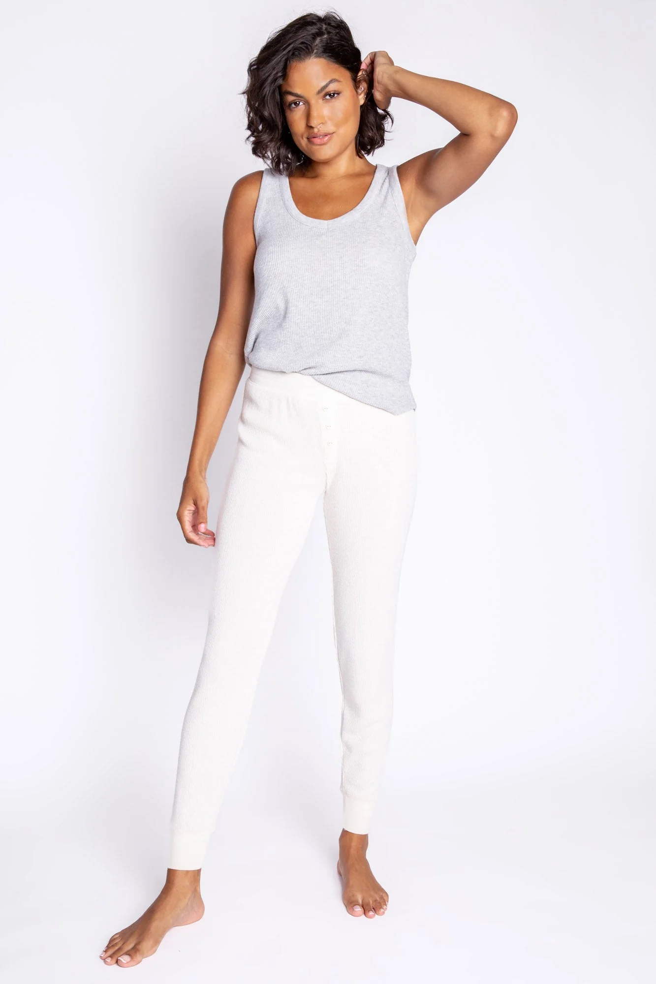 Textured Essentials Stone Jammie Pants - Image 3