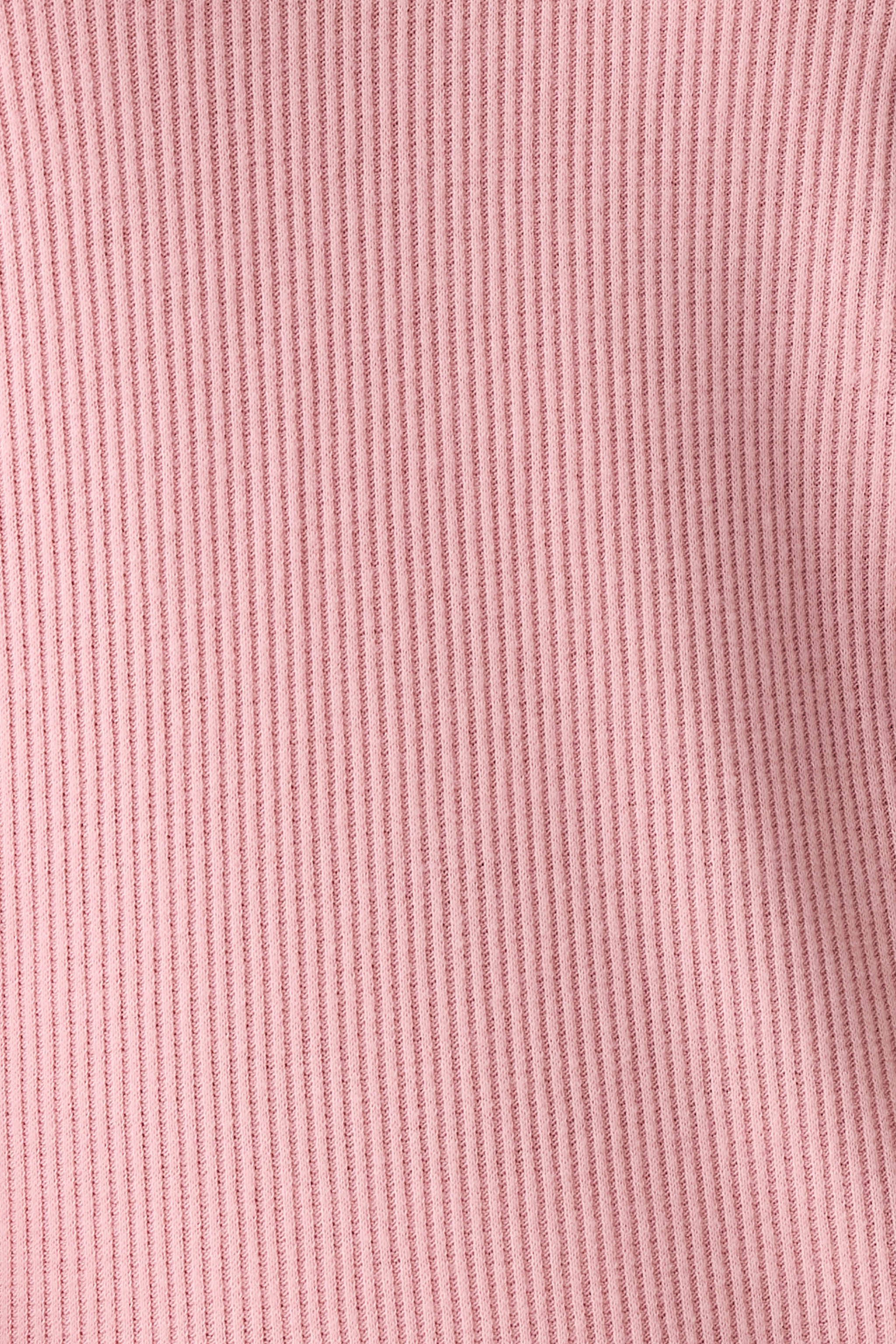 Textured Essentials Rosewood Long Sleeve Top - Image 6