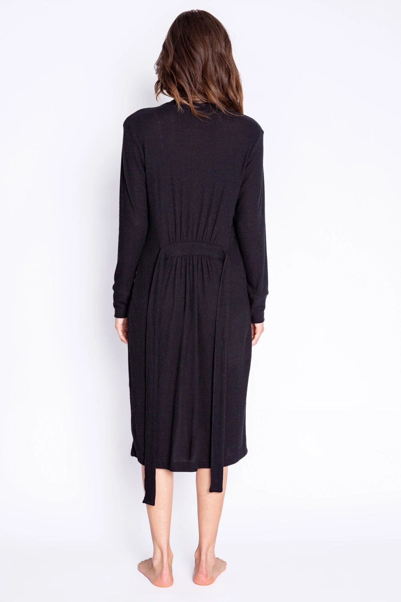 Textured Essentials Black Robe - Image 7