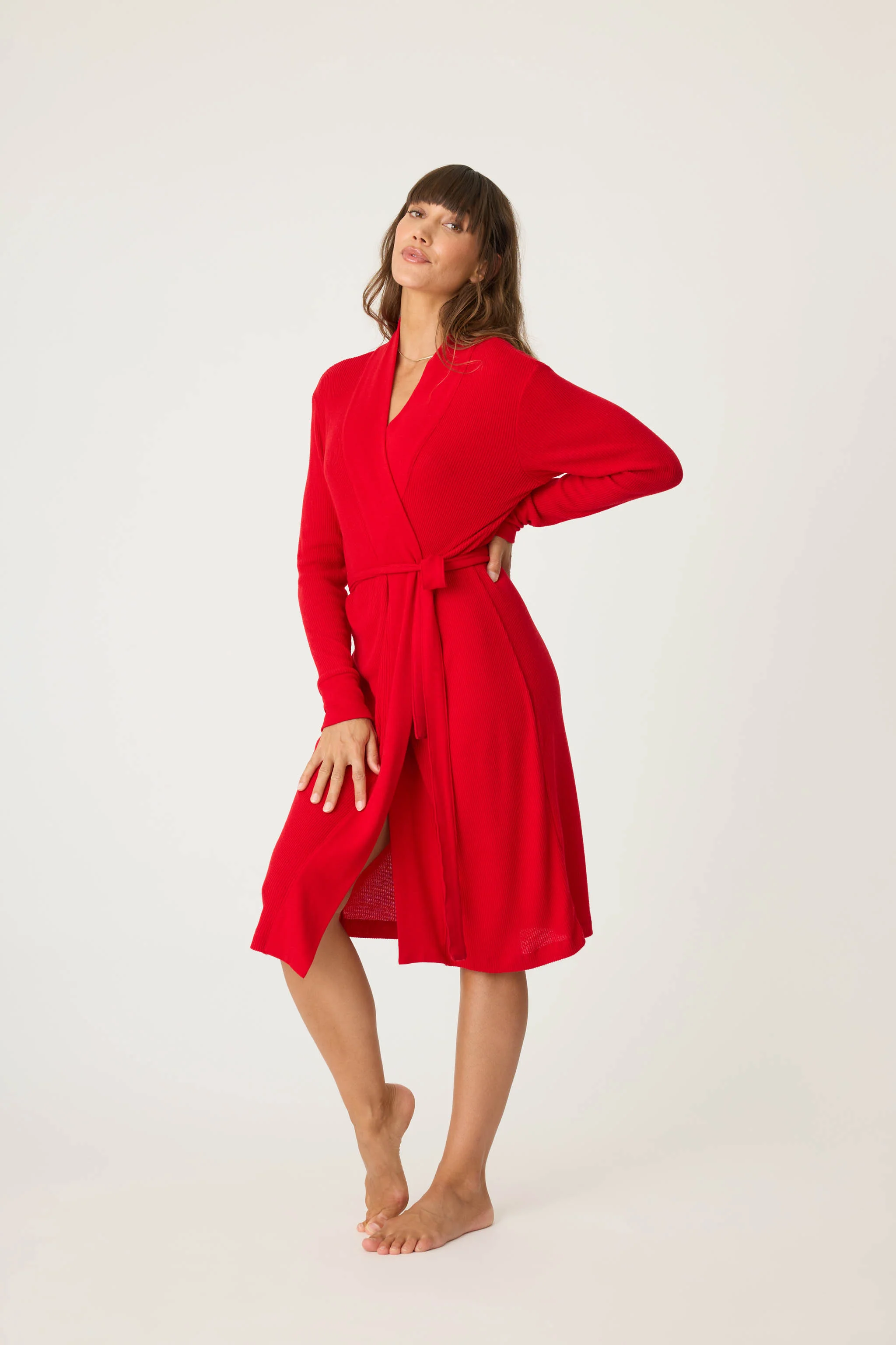 Textured Essentials Red Robe - Image 6