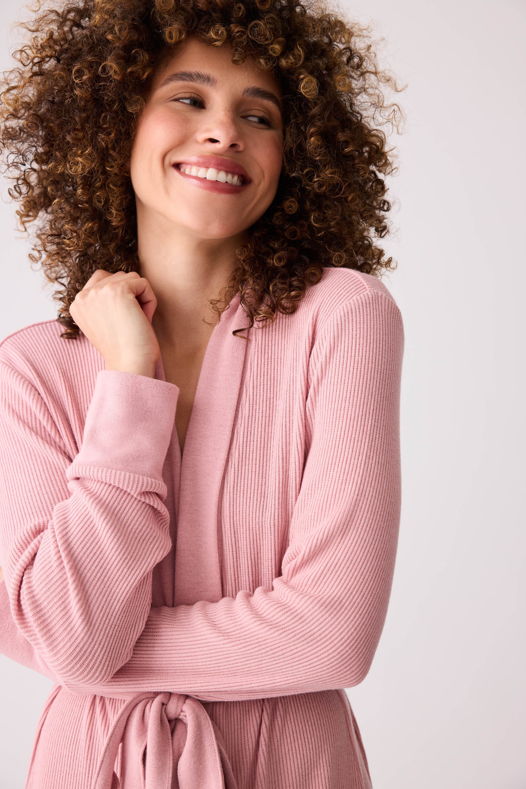 Textured Essentials Rosewood Robe - Image 3