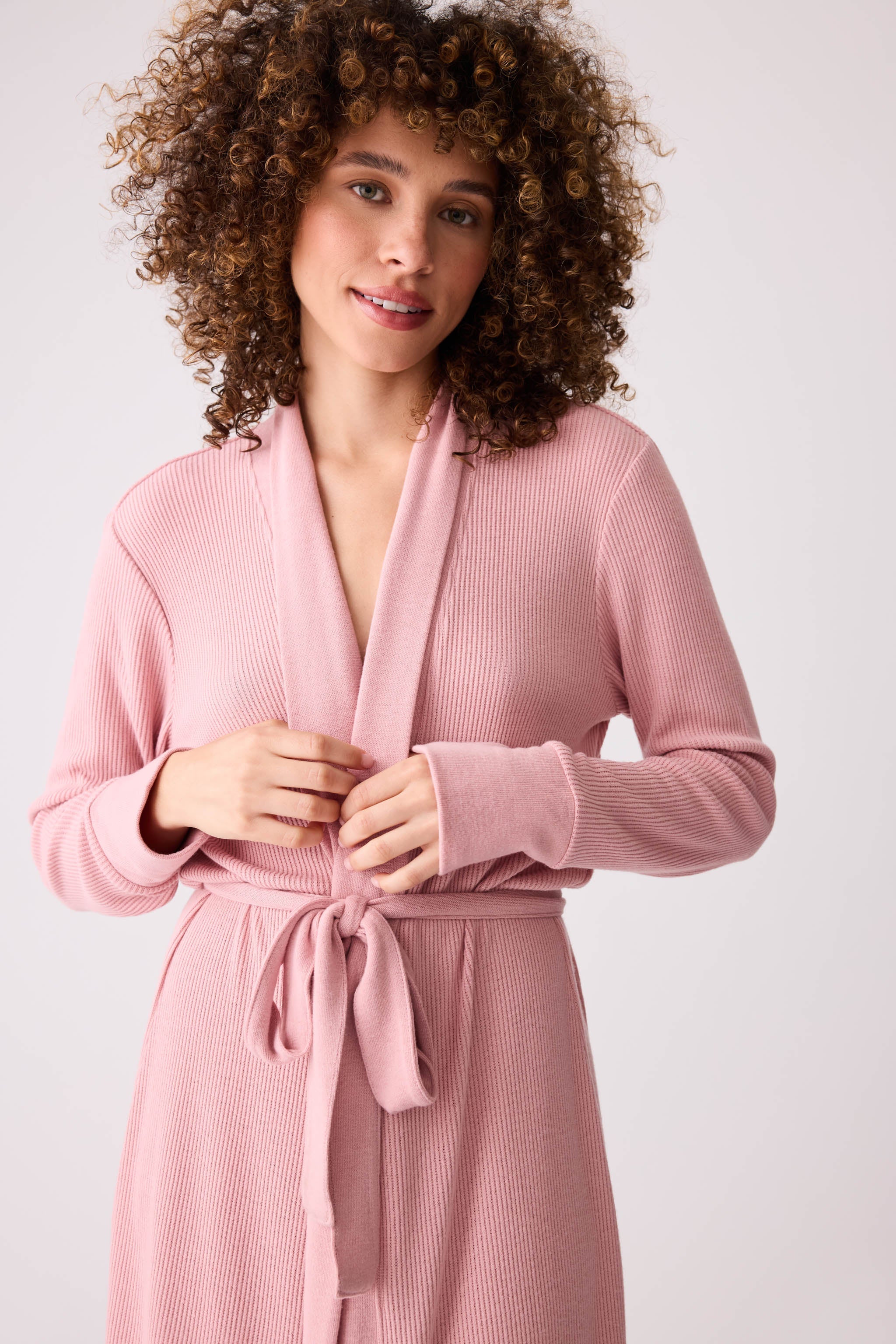 Textured Essentials Rosewood Robe - Image 4