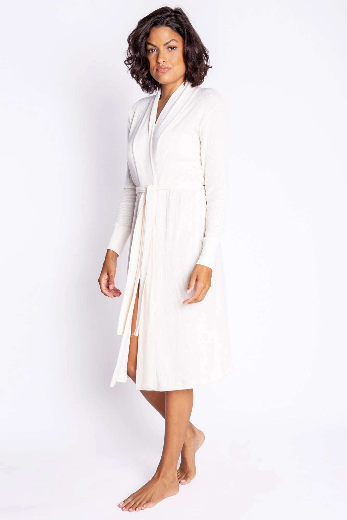 Textured Essentials Stone Robe - Image 3