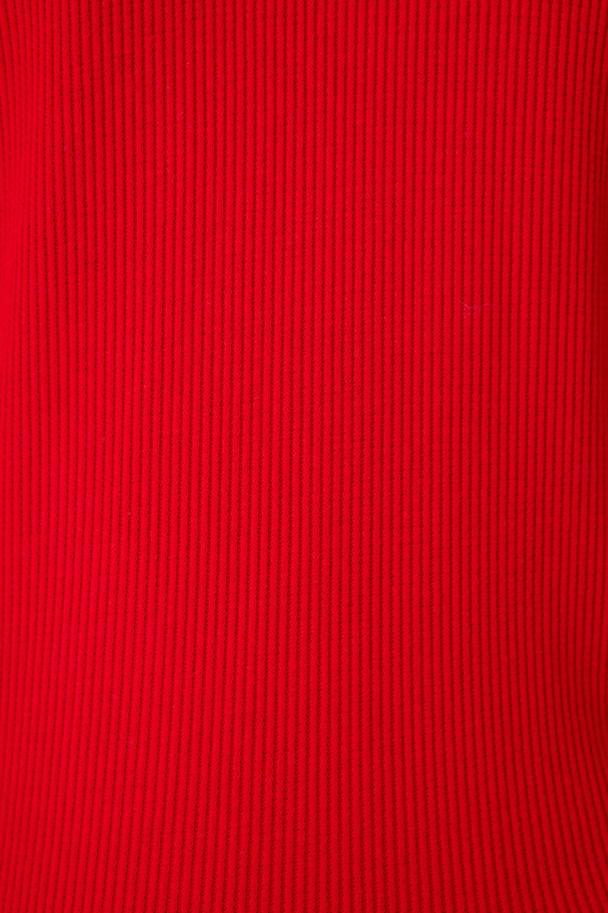 Textured Essentials Red Tank Top - Image 7