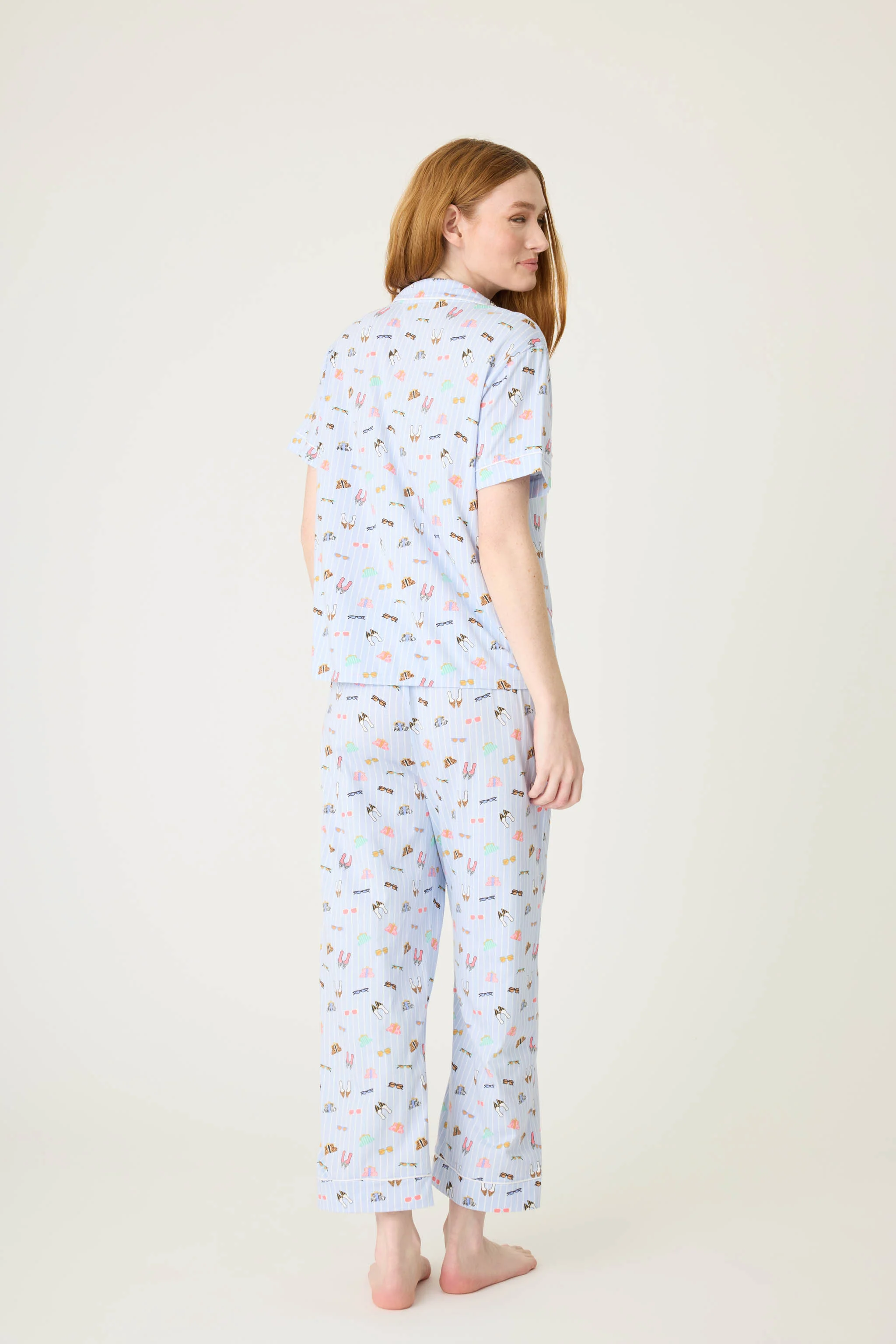 Whimsy Shoes Cropped PJ Set - Image 7